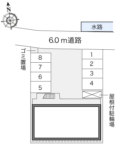 ★手数料０円★松山市針田町　月極駐車場（LP）